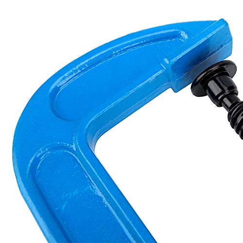 Hozeon 8 Pcs 4 Inch C Clamp Set, Heavy Duty G-Clamps With 4-Inch Jaw Opening Sliding T-Bar Handle For Diy Carpentry Woodwork Building #TOP2