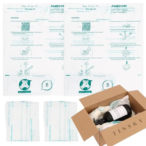 TINSKY Pacote com 2 Unidades de Espuma de Embalagem Expansível de 16