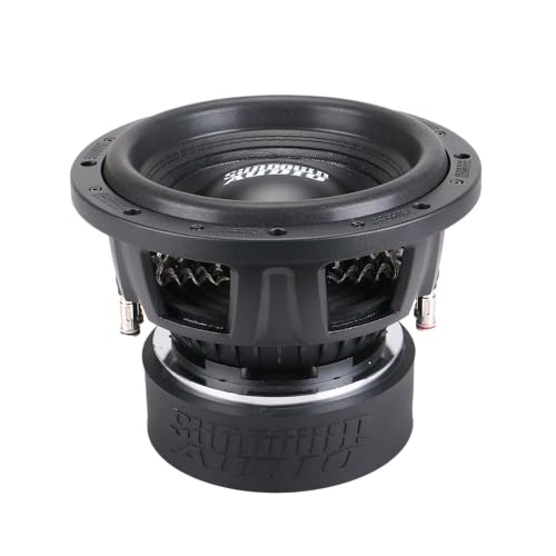 Sundown Audio SA-10 V.3 D4 10' Dual 4 Ohm Subwoofer - 1500W RMS / 3000W Peak - 22mm Xmax High-Excursion Car Sub - 8.11' Mount Depth - Low Distortion for Sealed/Ported Enclosures