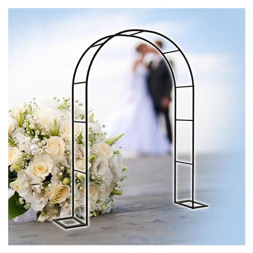 Arche de jardin extérieure en métal robuste pour tuteurage de rosiers