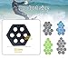 Vaveren 12Pcs Hexagon Surfboard Traction Pads Anti Slip Mat Premium Decking Accessories Deck Grips Deck Pads for Grip Surf Paddleboard, Blue
