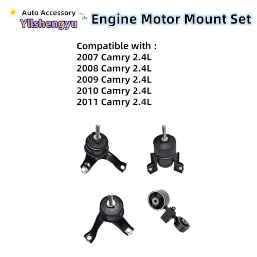 Yllshengyu Engine Motor Transmission Mount Kit for 2007-2011 Camry 2.4L by Yllshengyu - Used condition - Image 2