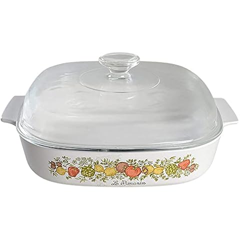 Corning Ware Spice of Life Square Casserole w/ Lid ( 10 3/8" Width / 2 1/2 Quart ) ( A-10-B ) Cover