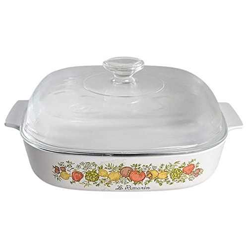 Corning Ware Spice of Life Square Casserole w/ Lid ( 10 3/8