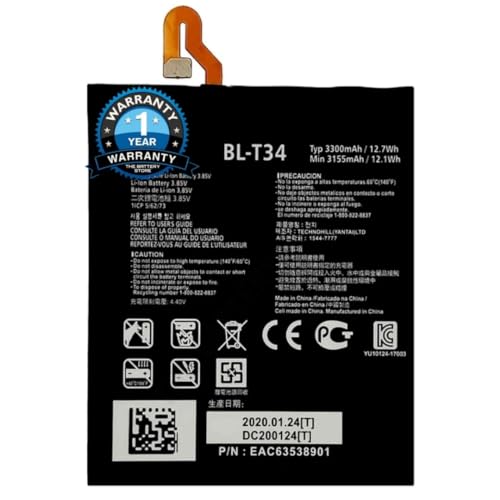 Image of THE BATTERY STORE Original BL-T34 Battery for LG V30 V30A H930 H932 LS998 Battery with 1 Year Warranty** (H263)