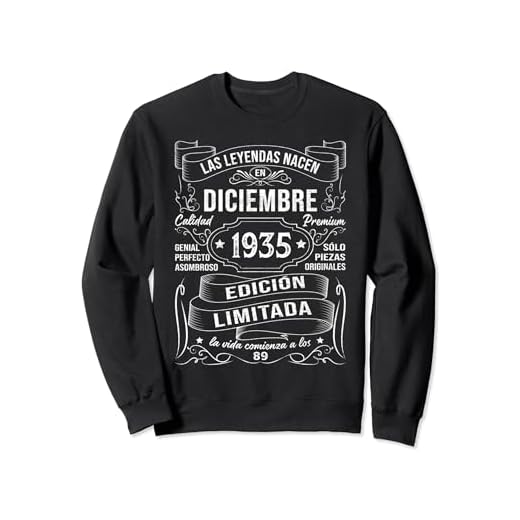 Las Leyendas Nacen Diciembre 1935 Regalo 89 Años Cumpleaños Sudadera