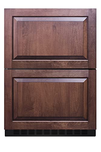 Summit 24” Two-Drawer Refrigerator-Freezer, 3.32 cu.ft.Capacity, ADA Compliant Design, Panel Ready*- ADRF244PNR (*Panels not included)