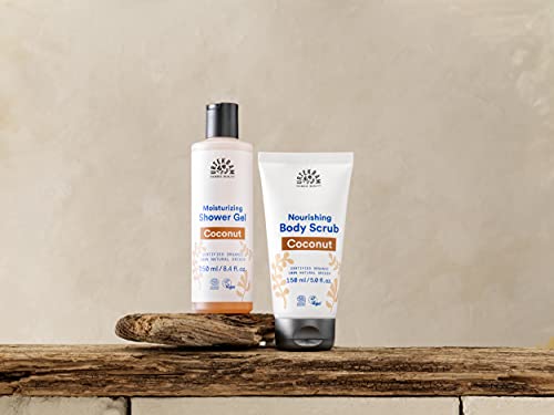 Urtekram Exfoliante Corporal de Coco BIO, nutritivo aceite de coco virgen, 150 ml - Imagen 3