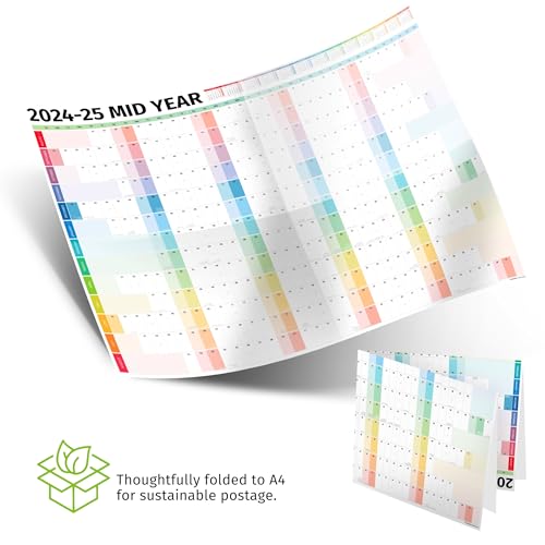 Hambli Academic Year Wall Planner 2026-2027 14 Month Linear Wall, view 4