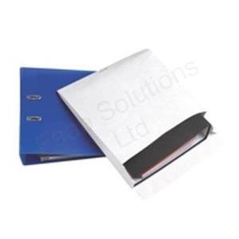 Tyvek 00067158 Ordnerfaltentasche 326x318x70 mm - 68g weiß - haftklebend | 50 Stück - Ideal für den sicheren und geschützten Versand von Dokumenten -