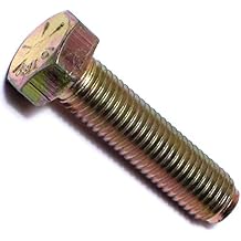 Hard-to-Find Fastener 014973251864 Grade 8 Fine Hex Cap Screws, 5/16-24 x 1-1/4, Piece-50, Yellow