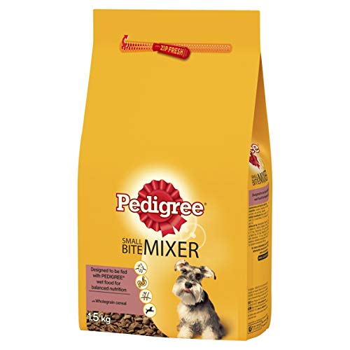Pedigree Small Bite Mixer with Wholegrain Cereal 1.5kg