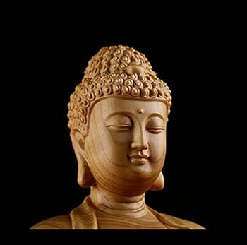 阿弥陀如来立像 5寸 像のみ #547 木彫 仏像 阿弥陀如来立像 4.5寸 #456 円台座 宝相華唐草 透彫り◇白檀