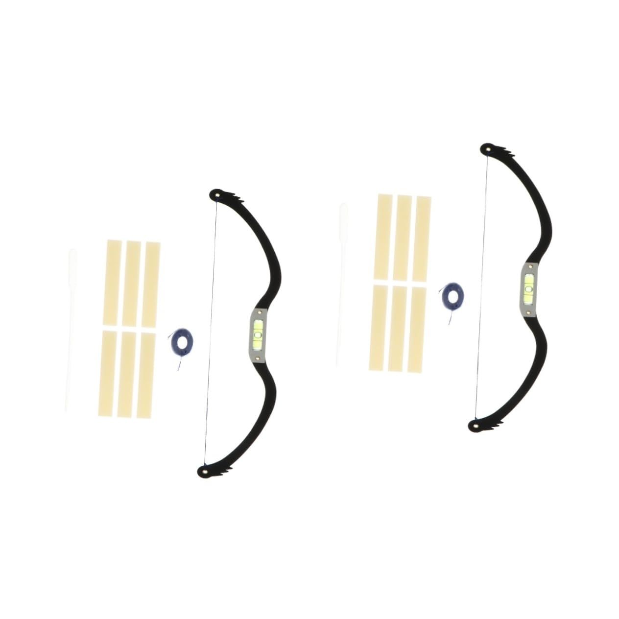 Healvian 2pezzi Kit Per Modellare Sopracciglia Con Righello Di Posizionamento e Strumento Di Misurazione Per Cosmetici e Disegno Sopraccigliare Accessorio Preciso Per Sopracciglia