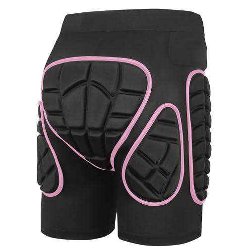 OHMOTOR 3D Padded Protective Shorts Hip Butt EVA Pad...