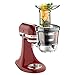 KitchenAid KSM1JA Masticating Juicer & Sauce Attachment, 1L, Silver
