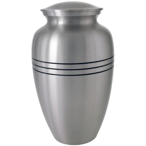 Memorial Gallery 7952A Traditional Pewter Cremation Pet Urn, Full Size