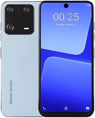 Cuifati Unlocked Smartphone 6.53 in FHD Mobile Phone 6GB RAM 64GB for Android 11, Dual SIM Card 8MP Front 21MP Rear Camera, with WiFi, BT, FM, Face ID (Blue)