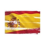 Multiuso: questa tovaglietta con stampa bandiera della Spagna è perfetta per l'uso in hotel, case e stabilimenti commerciali. Sia pratico che esteticamente gradevole, aggiunge un tocco di raffinatezza a qualsiasi tavola o banchetto arrangiamento