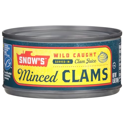 Bumble Bee Snow's - Almejas picadas, lata de 6.5 onzas