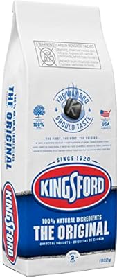 Kingsford Original Charcoal Briquettes, BBQ Charcoal for Grilling, 8 Pounds (Package May Vary)