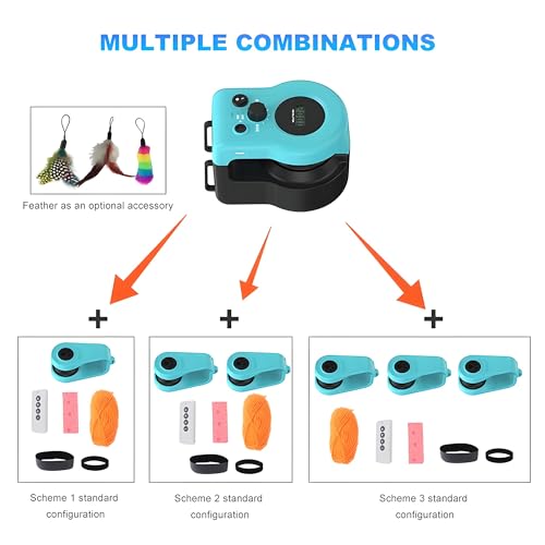 Juguete de control remoto electrónico interactivo para ejercicio de gato en interiores y juego de persecución