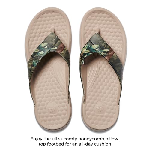 Joybees Mens Casual Flip Flops, Comfortable Thong Sandals with Arch Support for Beach and Pool, Water Friendly2