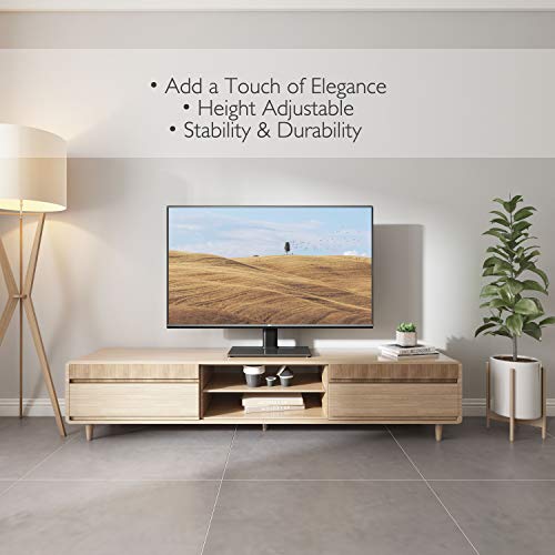 1home Universal Table Top Pedestal TV Stand with Bracket for 32”-50” LCD/LED TVs - Thumbnail 3