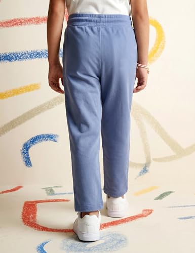 Image of Amazon Brand - Symbol Kids Girls Cotton Blend Straight Fit Track Pant