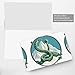 YYHWHJDE White Greeting Card The giant snake guarding the mountain Pattern for Festive Birthday Party Invitation