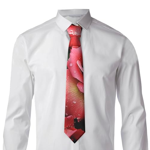 Anceky Corbatas Roses para hombre, corbata clásica formal para negocios, bodas y fiestas.