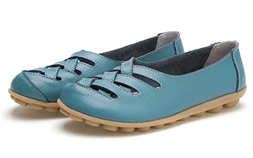 Image of VenusCelia Women's Braided-Nests Walking Flat Loafer
