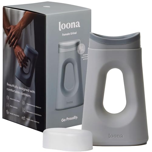 Loona Premium Female Urinal - Quiet, No Splash Design for