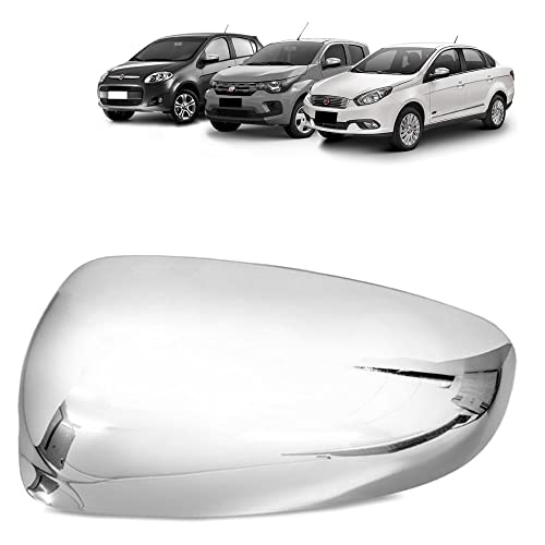 Aplique Retrovisor Palio Grand Siena Mobi 2012 a 2019 Cromado LE