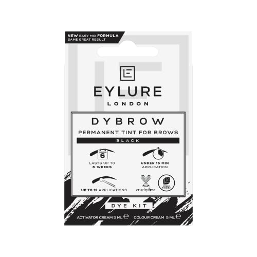 Eylure Dybrow Kit de Tinte para Cejas Negro