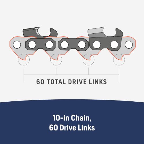 Image of Husqvarna X-Cut SP11G 10 inch Chainsaw Chain.1 /4 inch Mini pitch .043 inch gauge