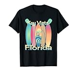 Planche de SUP rétro Key Vista Florida T Shirt