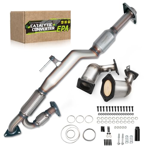 ECHO AUTOMILES Front & Rear 3 PCS Catalytic Converter Compatible with Nissan Pathfinder 2013-2019 3.5L, Infiniti QX60 2014-2020, JX35 2013 Catalytic Convertor (EPA Compliant)