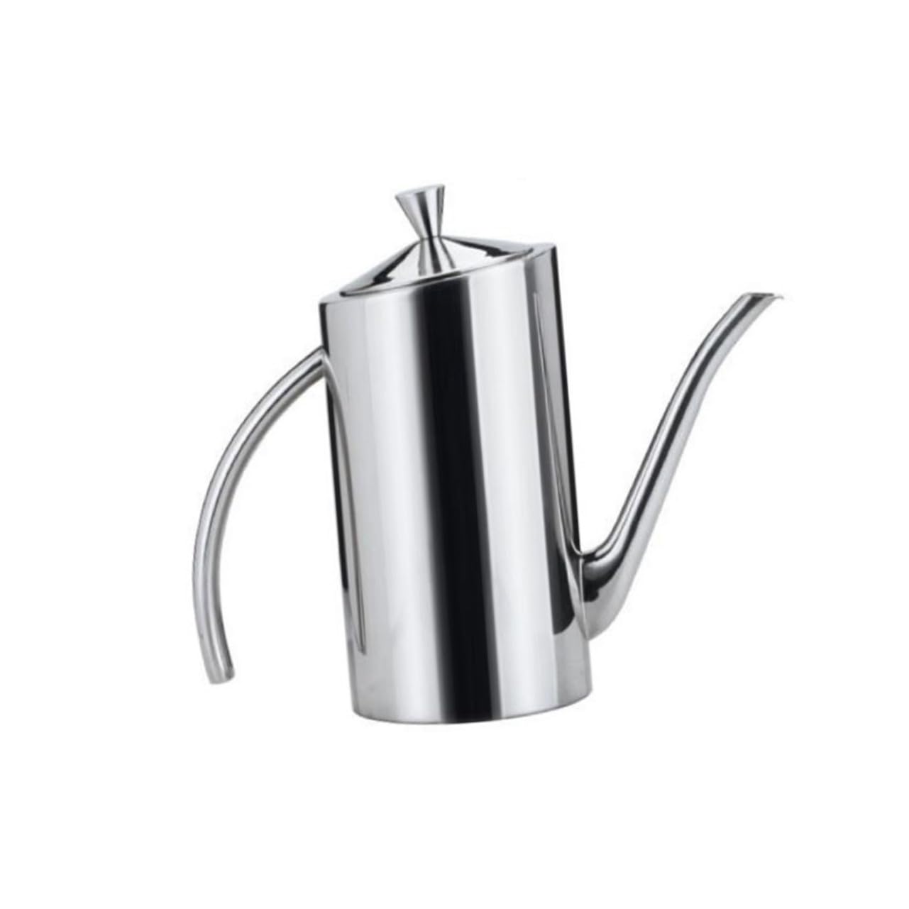 Dispensador de Aceite de Acero Inoxidable de Botella Antigoteo con Tapa Protectora Dosificador Controlado para Aceite Vinagre y Salsa Cocina y Restaurante