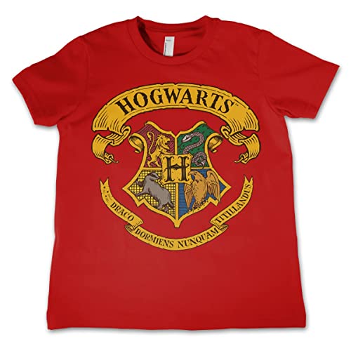 T-Shirt Harry Potter Hogwarts Crest Enfant 3-12 Ans Haut Coton