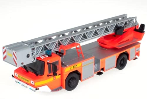 OPO 10 - 1:43 fire truck compatible with Iveco Magirus DLA (K) 23-12 with scale Germany 2003 (POM901)