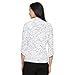 Alex Evenings womens Mandarin Neck Twinset Tank Top and Jacket Petite Regular Dress Shirt, White/Black, Large US