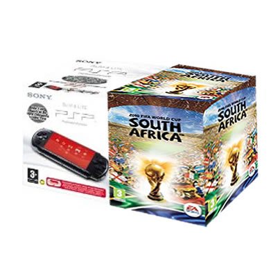 PSP Console & Game Pack FIFA 2010 World Cup - Black (Sony Playstation Portable 3003)