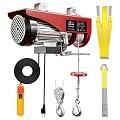 USYATO Electric Hoist,440 lbs Electric Winch with 14.1ft Remote Control,110V Electric Hoist with 40 ft/20 ft Lift Height, Lift Hoist for Warehouse,Garage,Factory,Attic