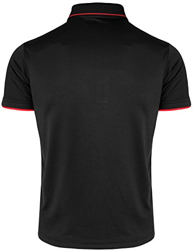 Bcpolo メンズスポーツウェアポロシャツ-S-black L