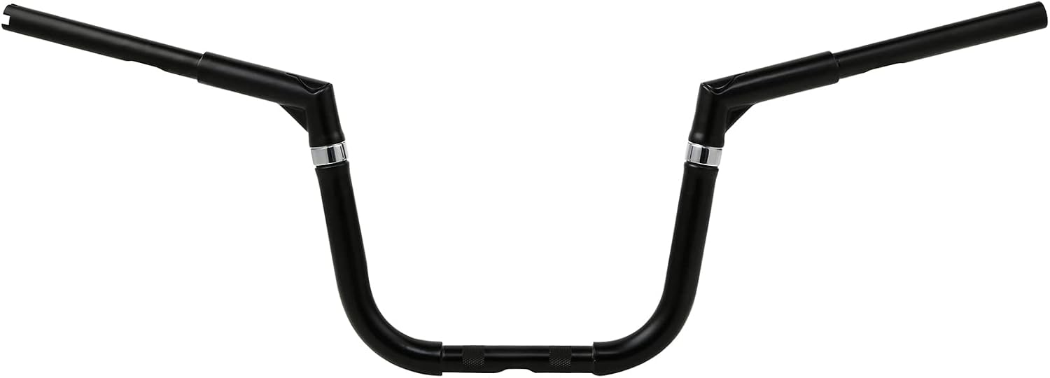 Green-L 12" Rise Fat Mini Ape Hangers Handlebar Fit for Harley Sportster XL883 XL1200 Softail Dyna