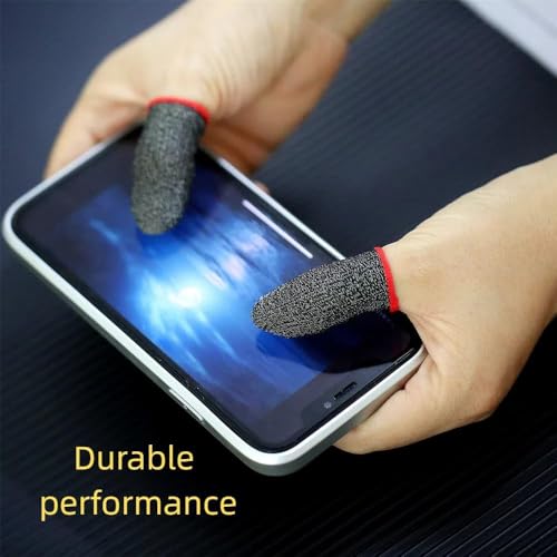 Image of TOCOL for 10 Pieces Gaming Finger Sleeves Perfect Touchscreen Glide Thumb Sleeve for Mobile Games