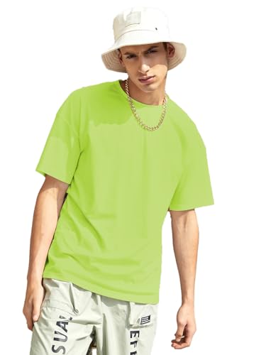 Image of KOTTY Men's Cotton Blend Regular Fit T-Shirt|Casual Wear|Lightweight Breathable