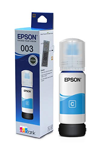 Epson 003 Ink Bottle (Cyan), Compatible with :L3110 /L3101/ L3150 / L4150 / L4160 / L6160 / L6170 / L6190 Printer Models - Image 3