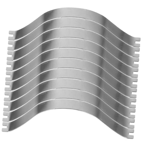 Image of KALLORY 50pcs Invisible Corner Brackets for Picture Frames Spring Clips for Framing Easy Installation Photo Frame Backing Hardware for Wall